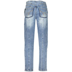 Blaue Baumwolljeans Denim