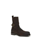 Braune Kalbsleder Bos Taurus Schnürstiefel