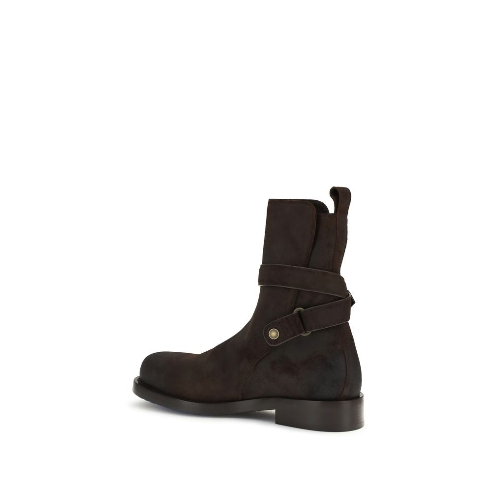 Braune Kalbsleder Bos Taurus Schnürstiefel