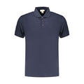 Blaues Baumwoll-Poloshirt für Herren