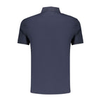 Blaues Baumwoll-Poloshirt für Herren