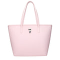 Schultertasche aus Polyethylen in Pink