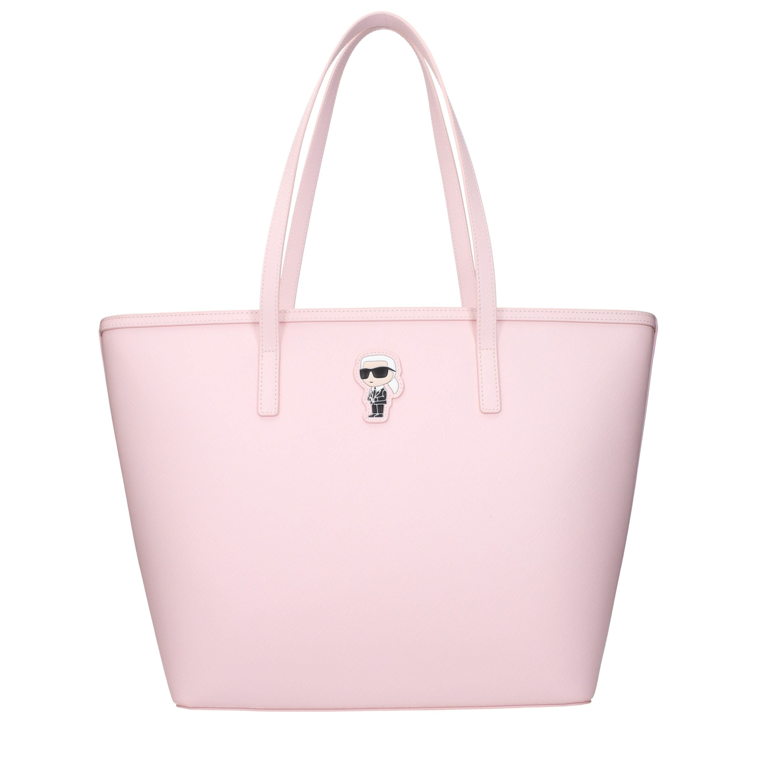Schultertasche aus Polyethylen in Pink
