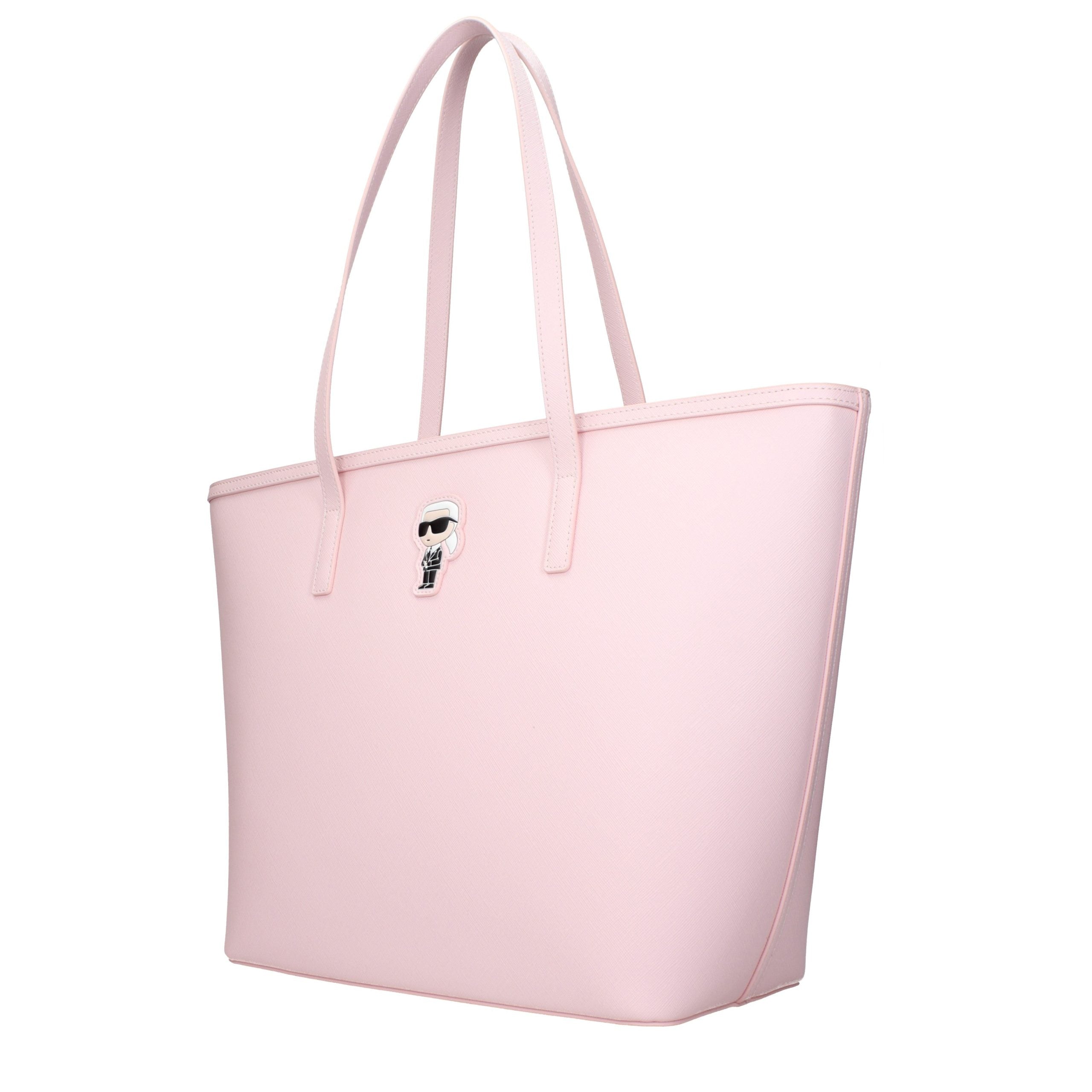 Schultertasche aus Polyethylen in Pink