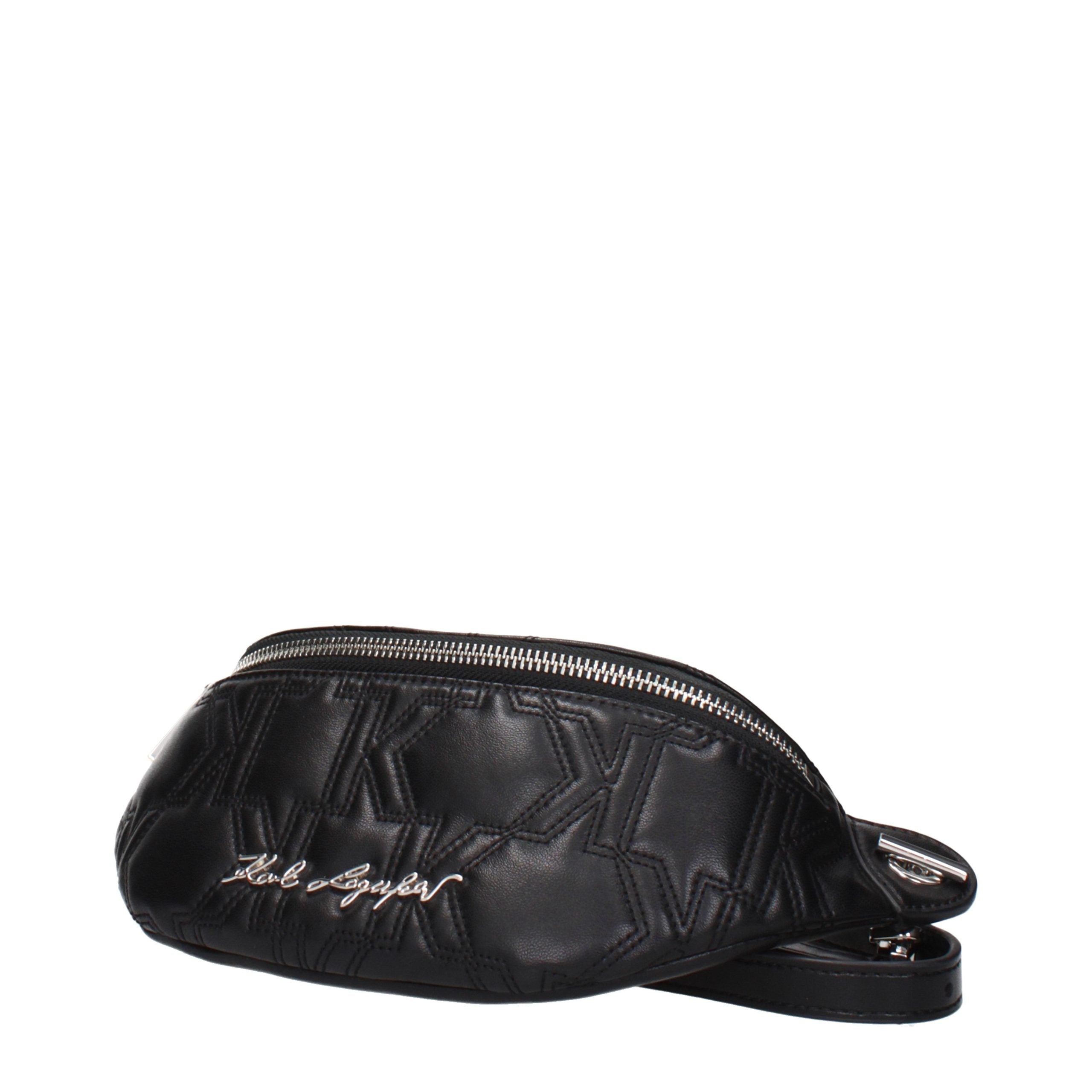 Schwarzer Lederrucksack