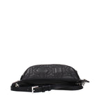Schwarzer Lederrucksack