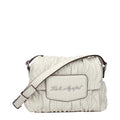Graue Crossbody Bag aus Polyester