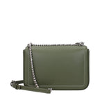 Grüne Leder Schultertasche