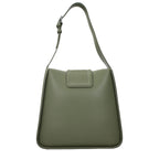 Grüne Leder Schultertasche