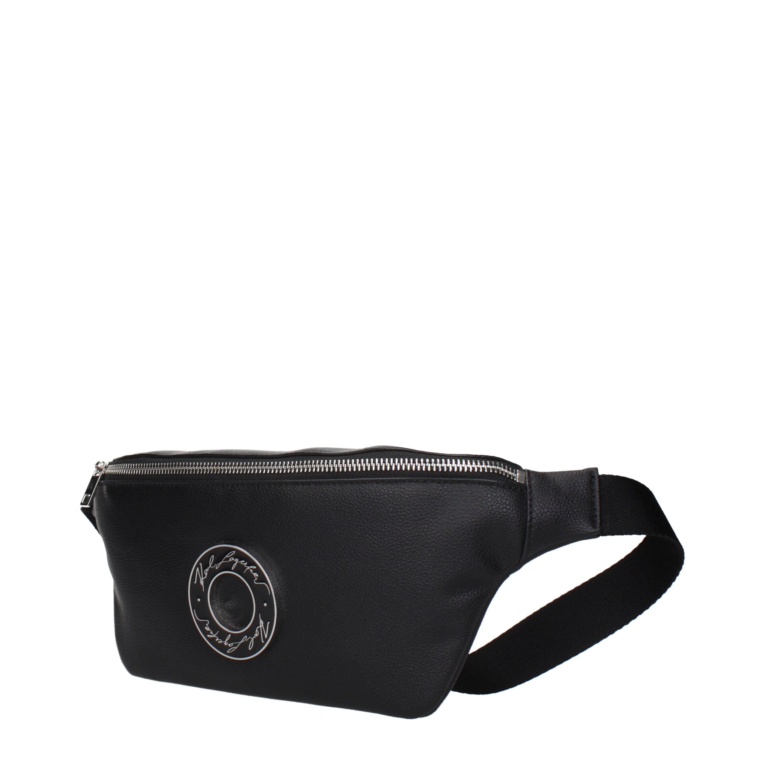 Schwarzer Lederrucksack