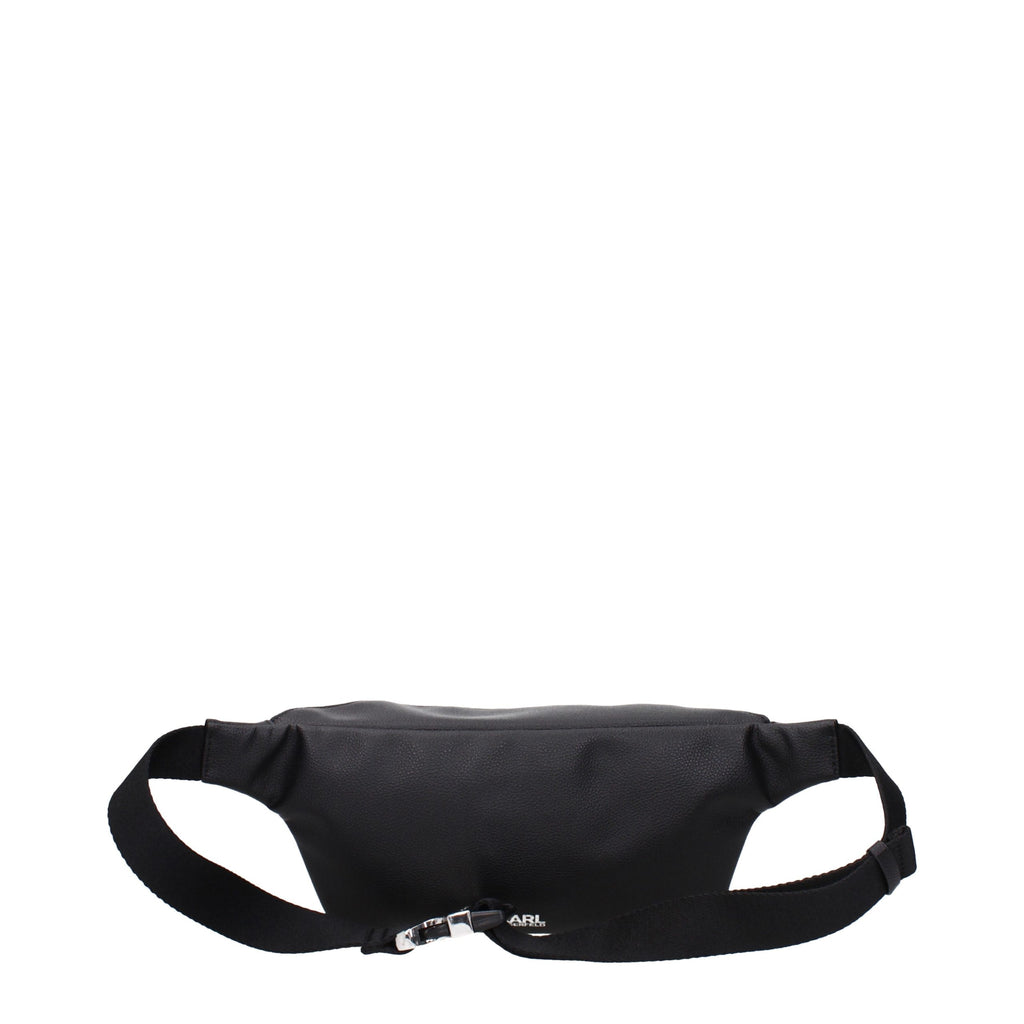 Schwarzer Lederrucksack