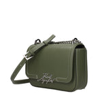 Grüne Leder Crossbody Tasche