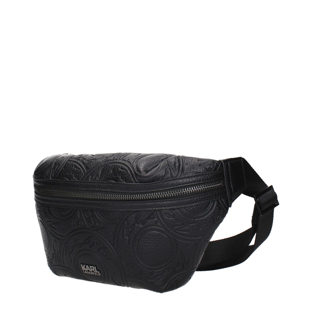 Schwarzer Rucksack aus Polyethylen