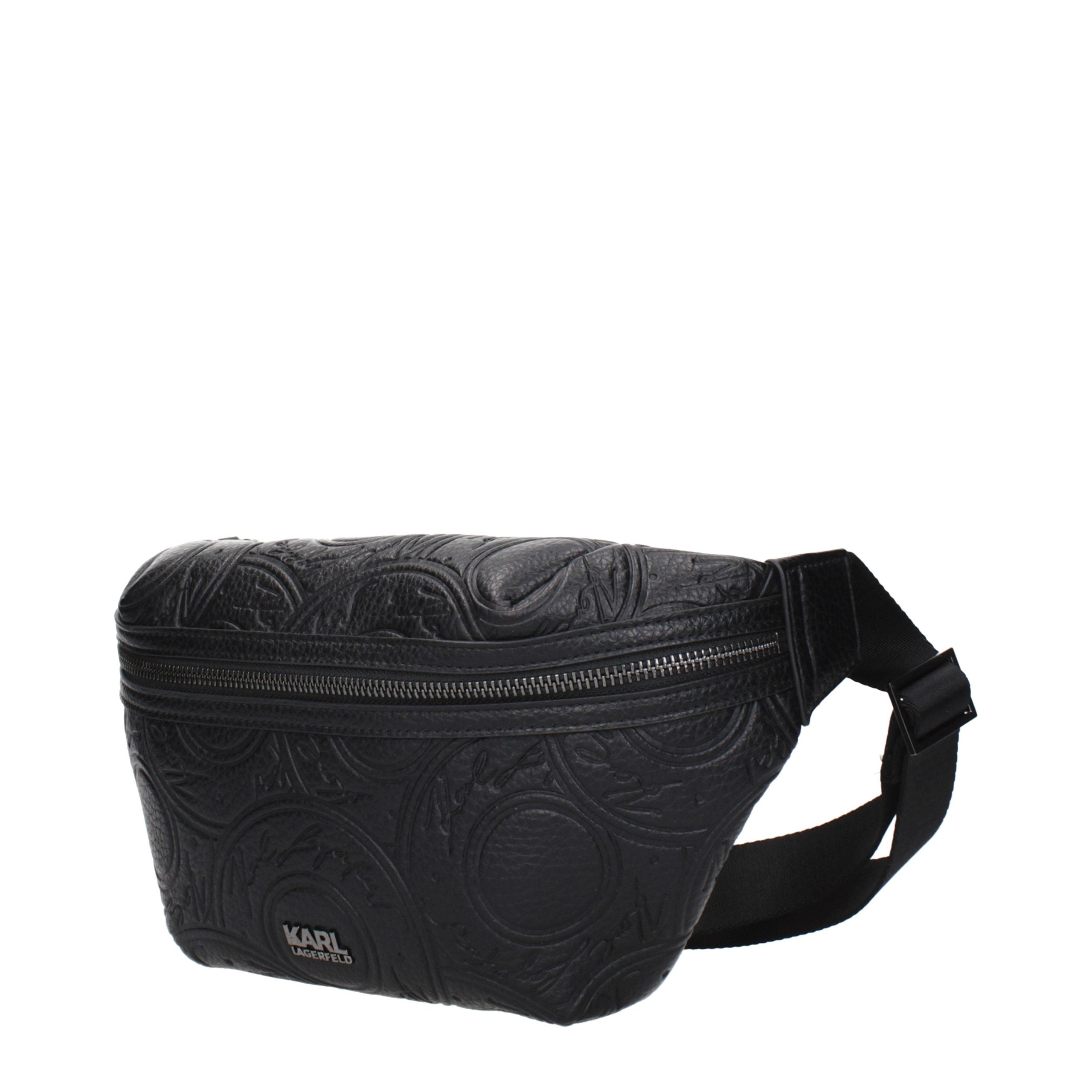 Schwarzer Rucksack aus Polyethylen
