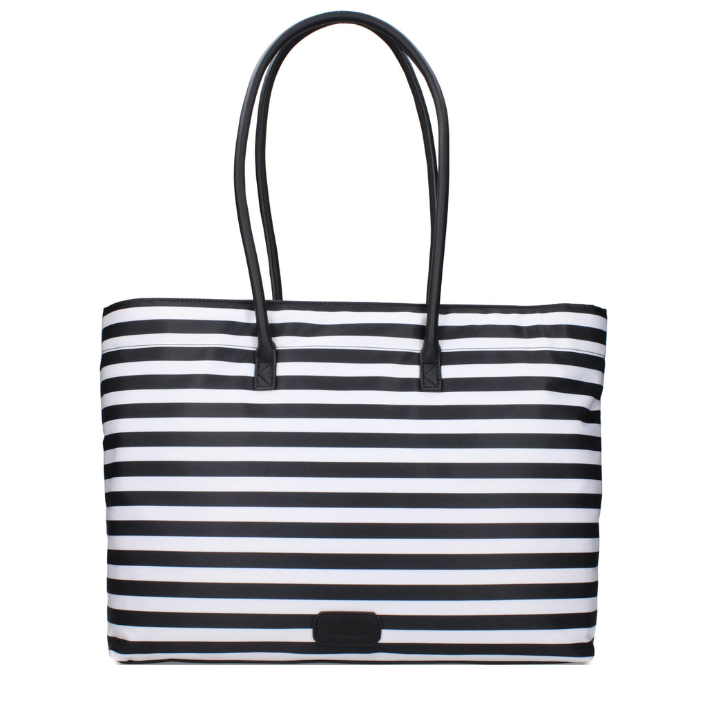Schwarze Stoffhandtasche