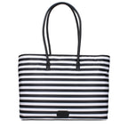 Schwarze Stoffhandtasche