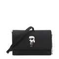 Schwarze Crossbody-Tasche aus Polyethylen
