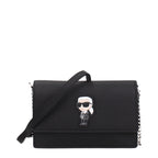 Schwarze Crossbody-Tasche aus Polyethylen