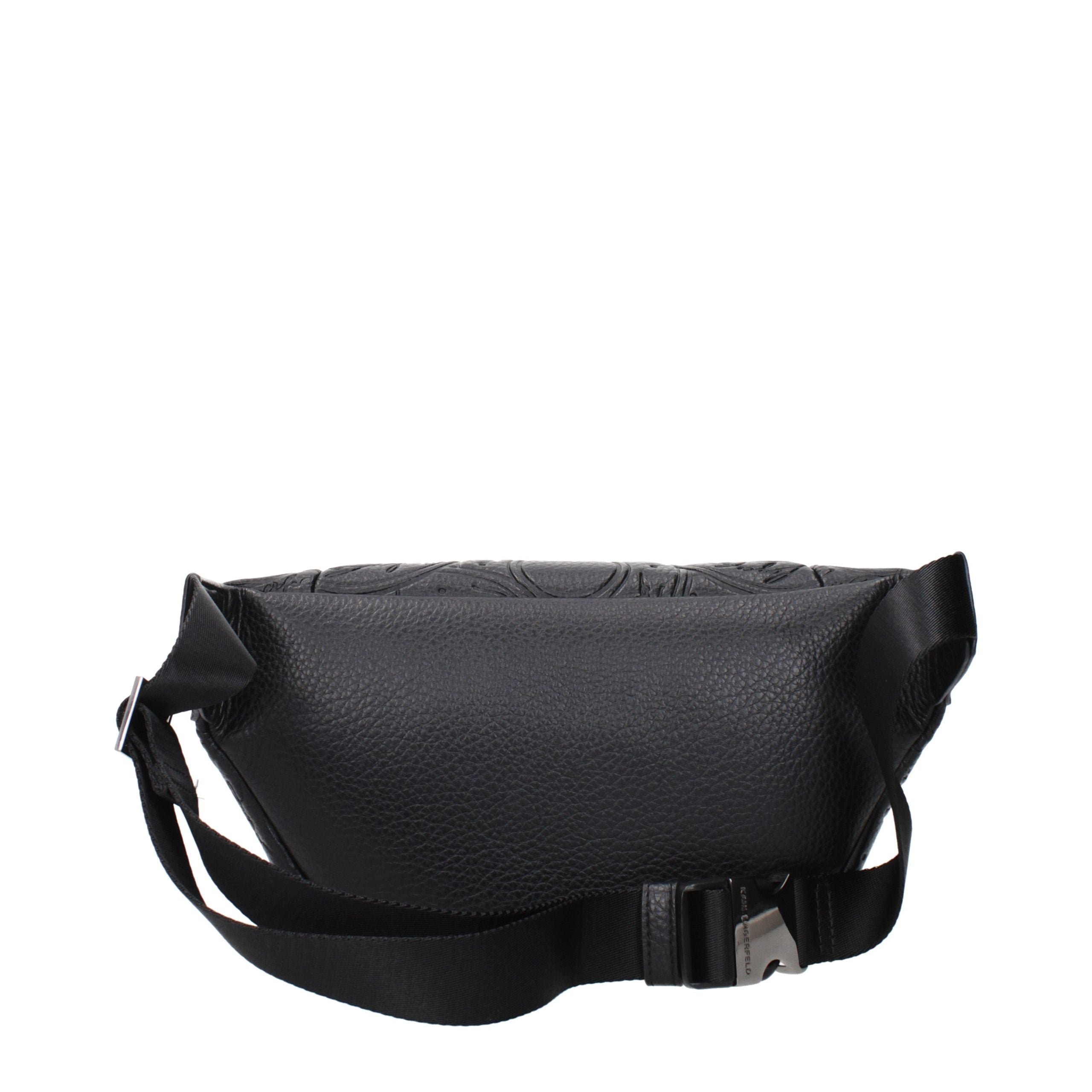 Schwarzer Rucksack aus Polyethylen
