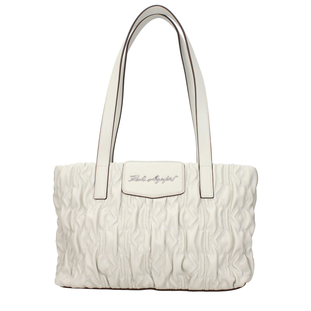 Graue Schultertasche aus Polyester