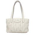 Graue Schultertasche aus Polyester