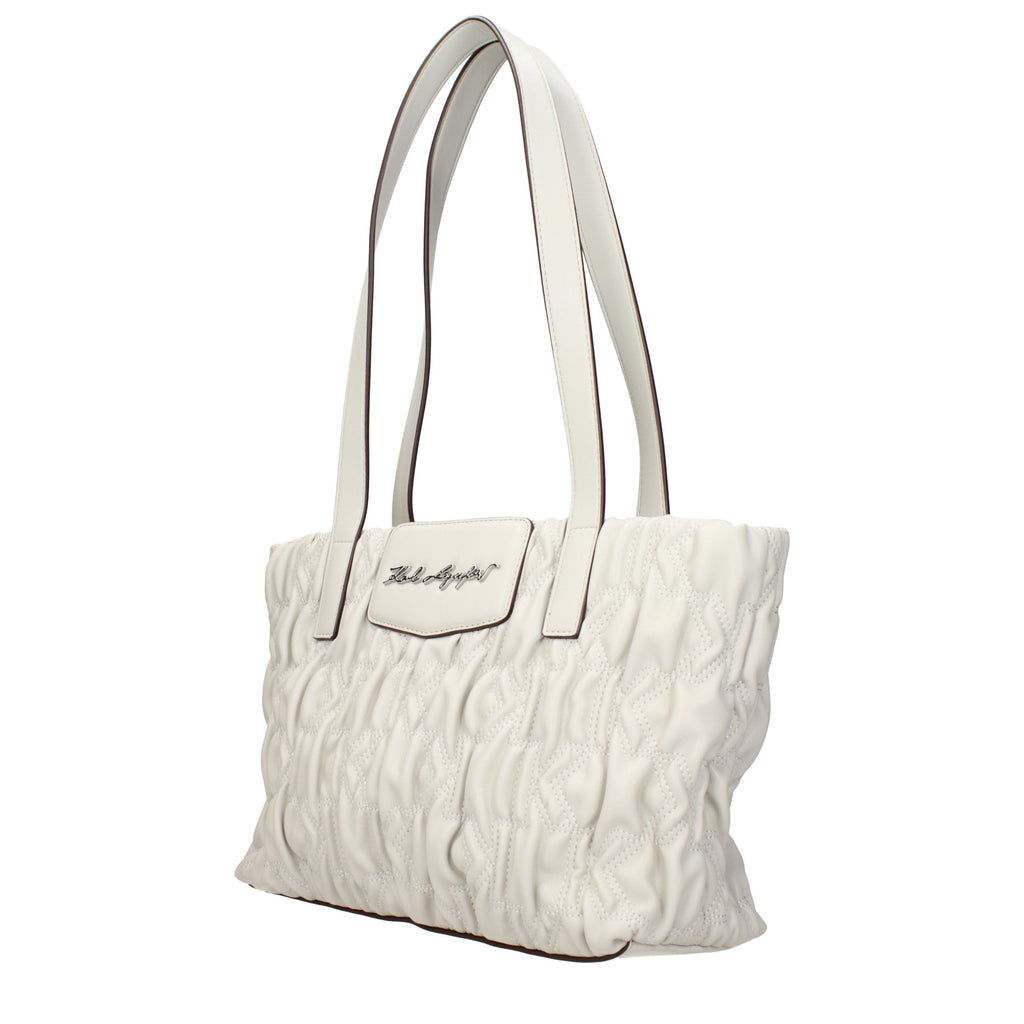 Graue Schultertasche aus Polyester