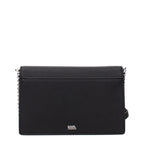 Schwarze Crossbody-Tasche aus Polyethylen