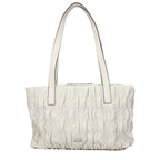 Graue Schultertasche aus Polyester