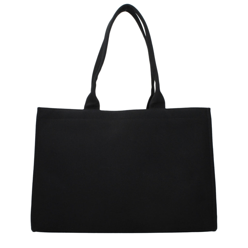 Schwarze Stoffhandtasche