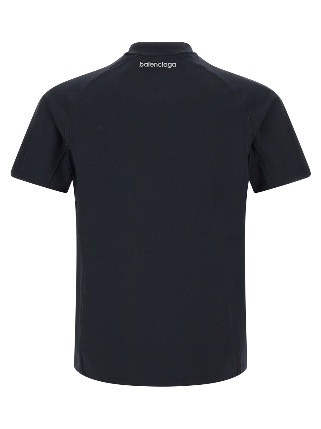 Blaues Polyamid-T-Shirt