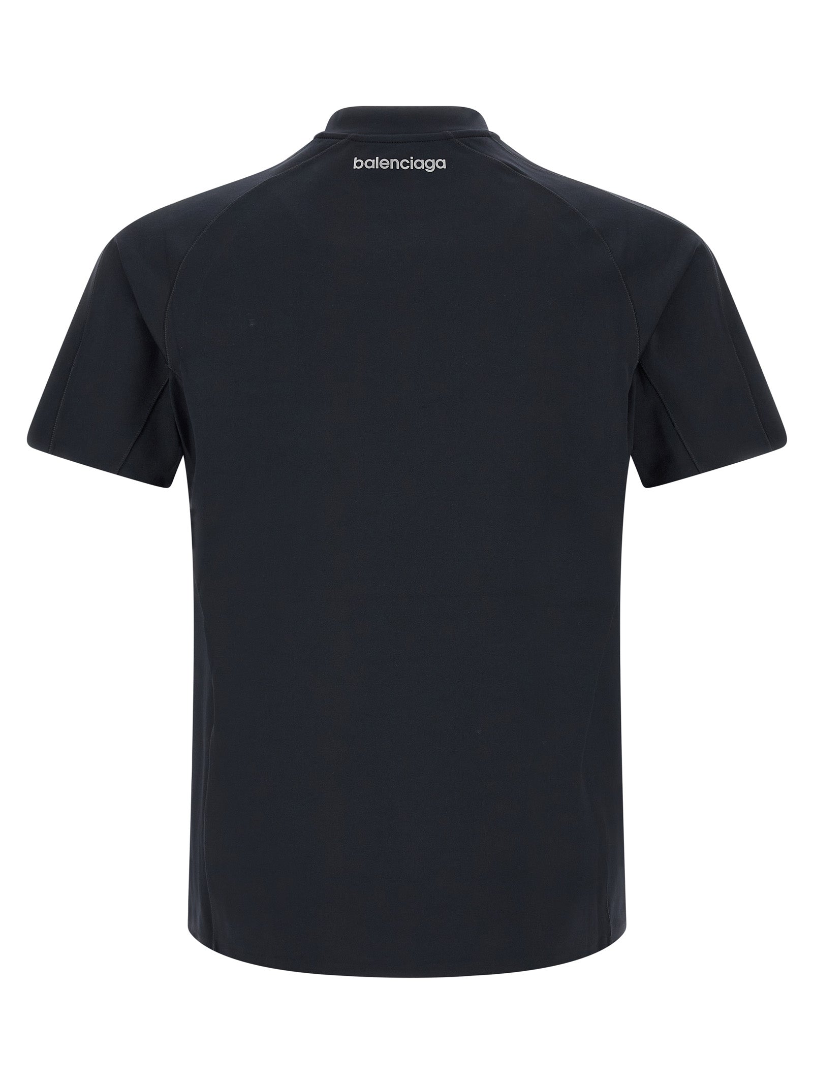 Blaues Polyamid-T-Shirt