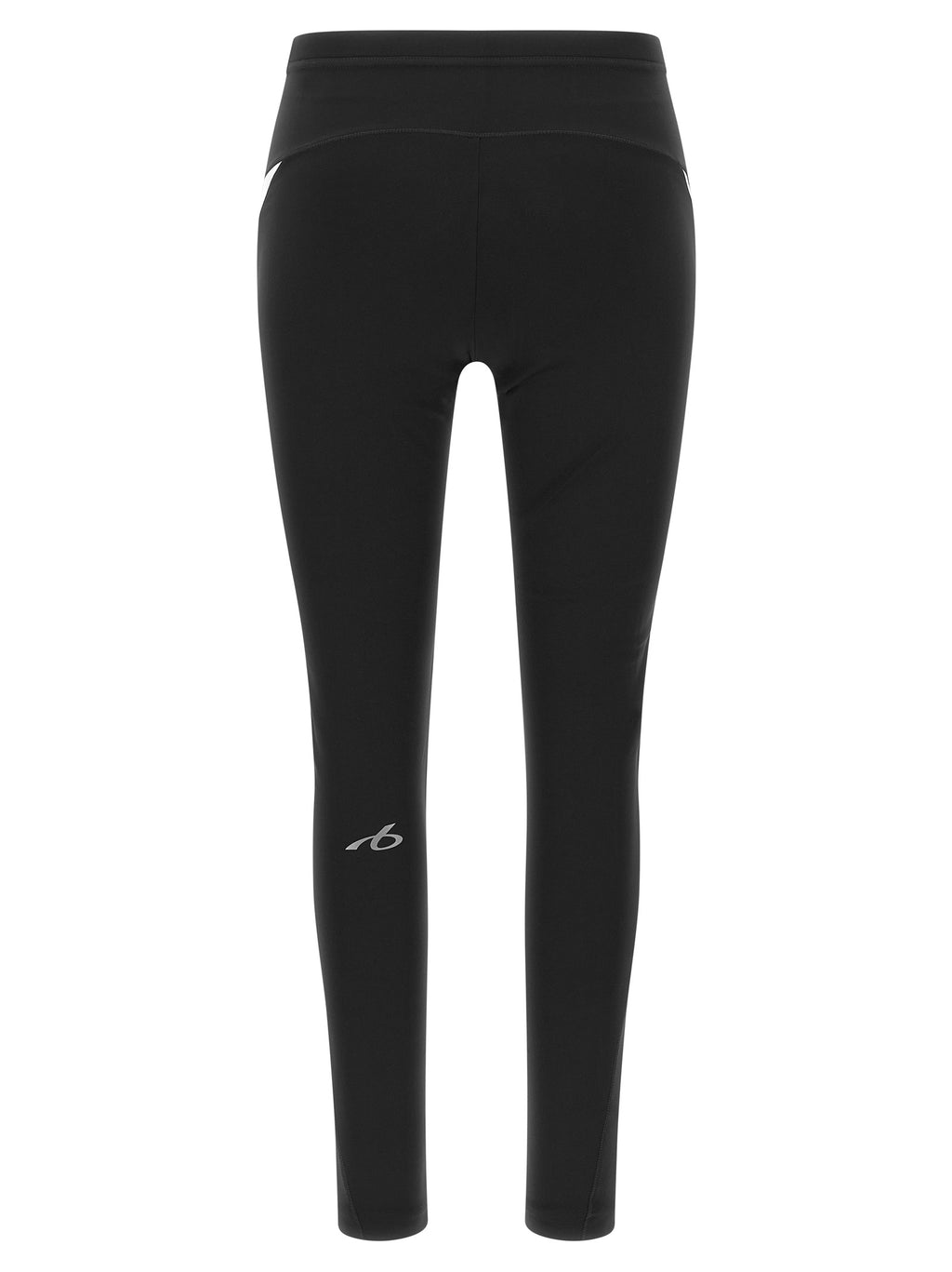 Schwarze Polyamid-Leggings
