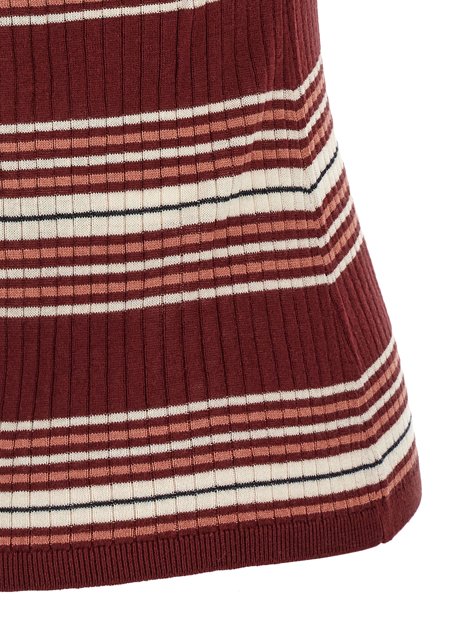 Bordeauxfarbenes Seiden-Poloshirt
