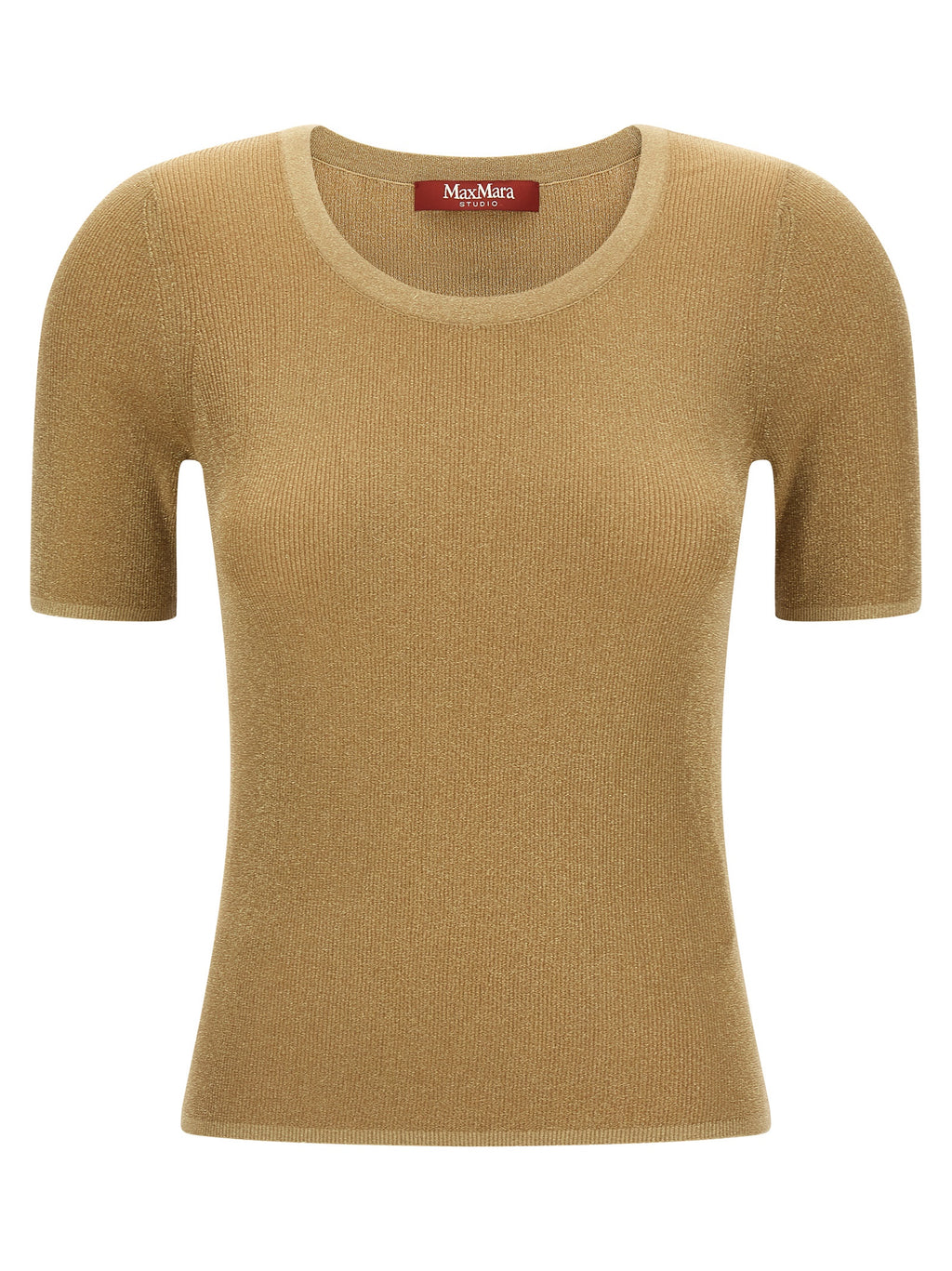Gold Polyamid T-Shirt