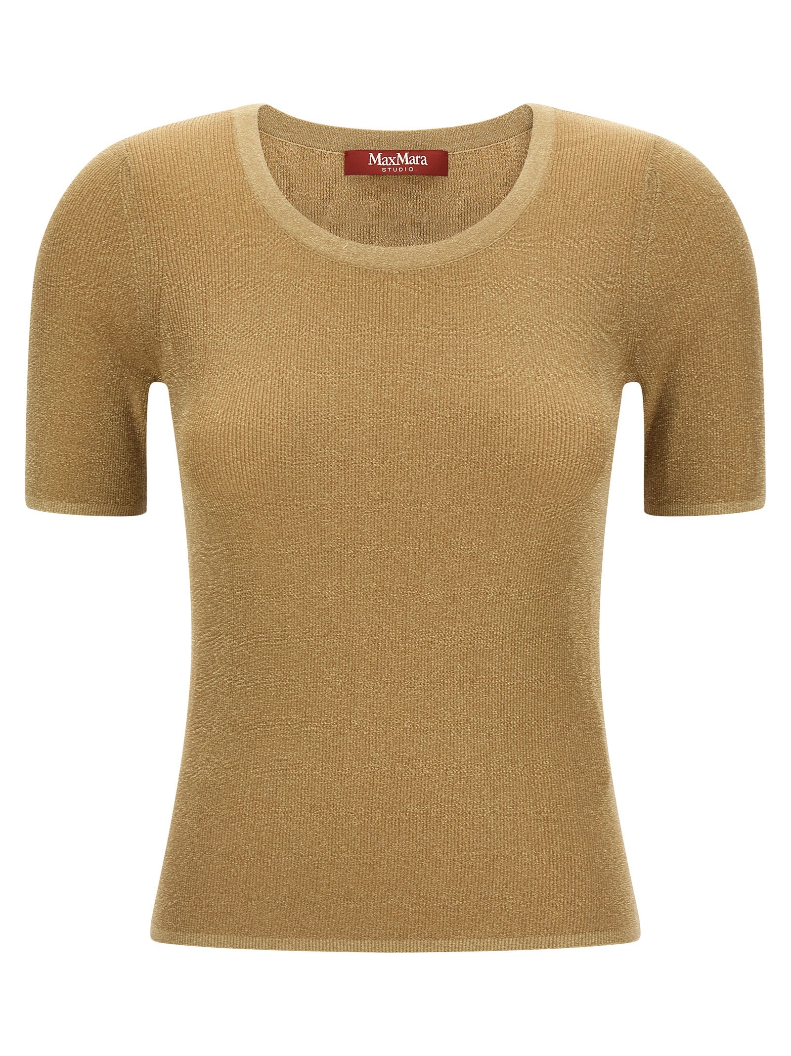 Gold Polyamid T-Shirt