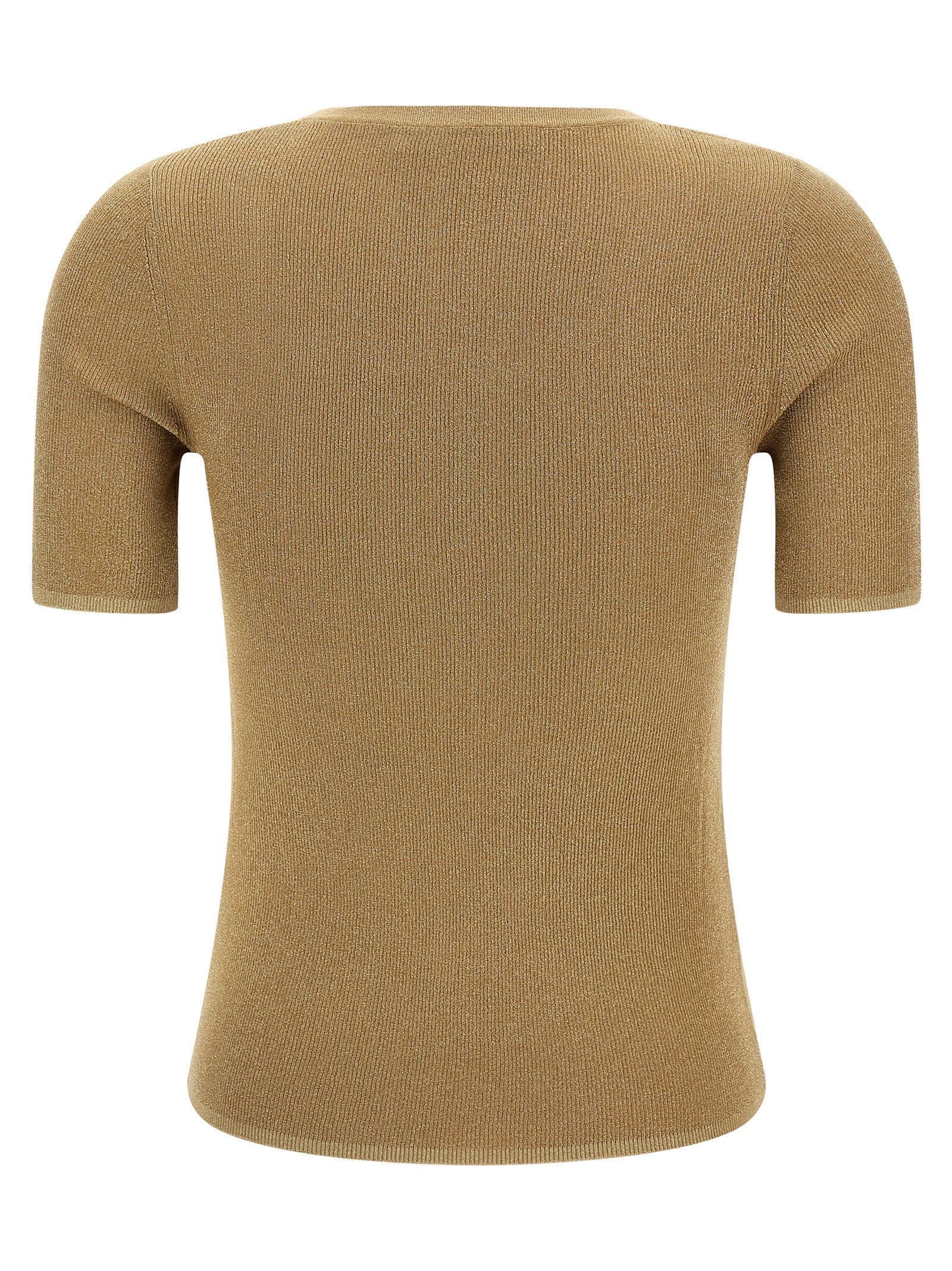 Gold Polyamid T-Shirt