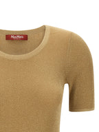 Gold Polyamid T-Shirt