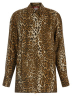 Braune Seidenbluse