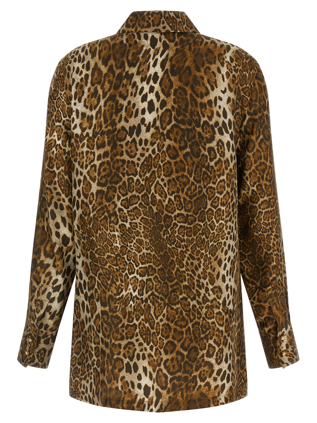Braune Seidenbluse