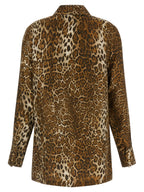 Braune Seidenbluse
