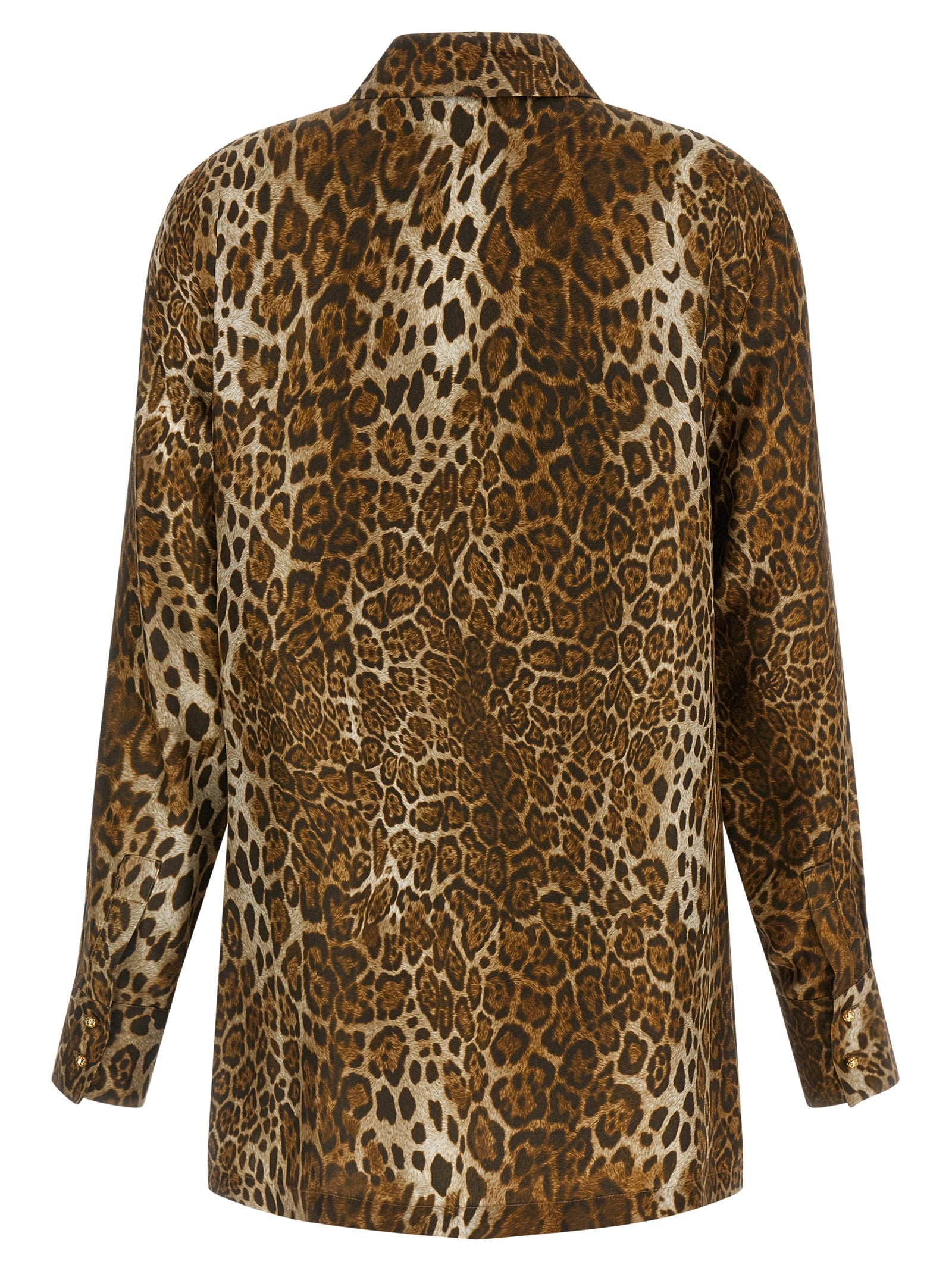 Braune Seidenbluse