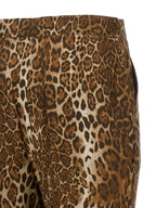 Braune Seidenhose Lässig