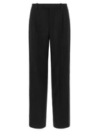 Schwarze Hose aus reiner Schurwolle