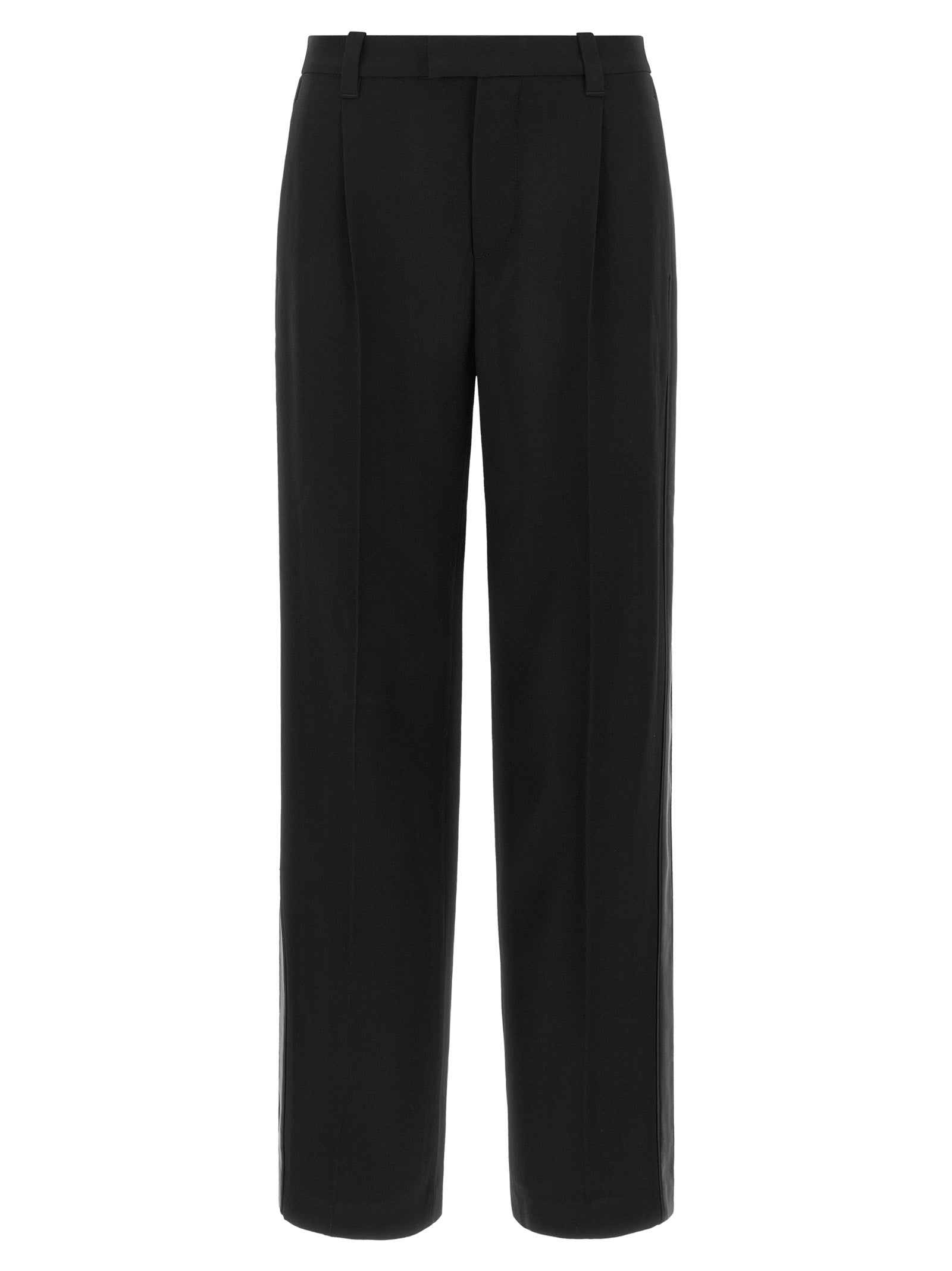 Schwarze Hose aus reiner Schurwolle