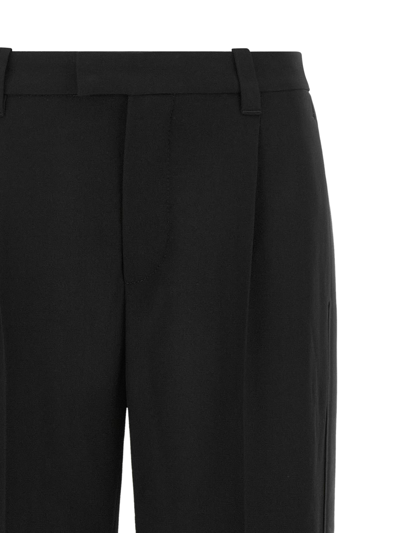 Schwarze Hose aus reiner Schurwolle