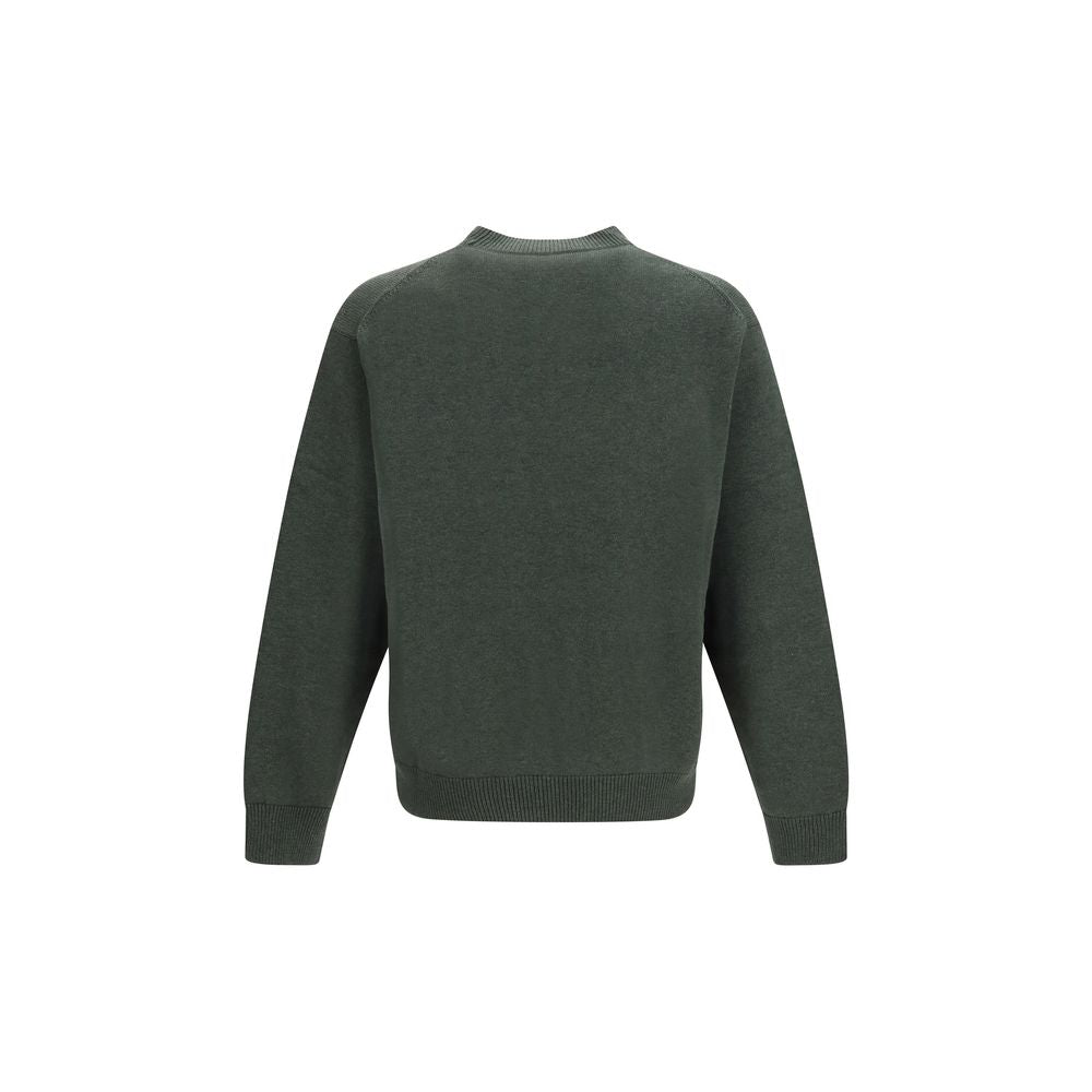 Zweifarbiger Pullover aus Baumwolle