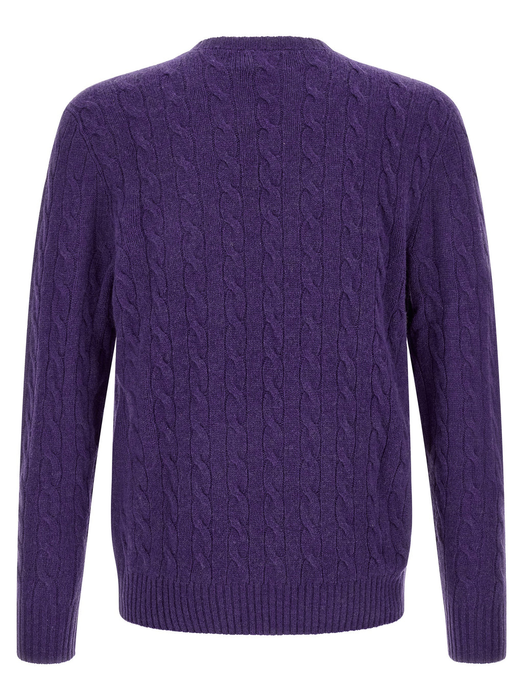 Violette Strickjacke aus Wolle 341587