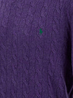 Violette Strickjacke aus Wolle 341587