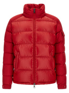 Mehrfarbige Polyester-Jacke in voller Länge