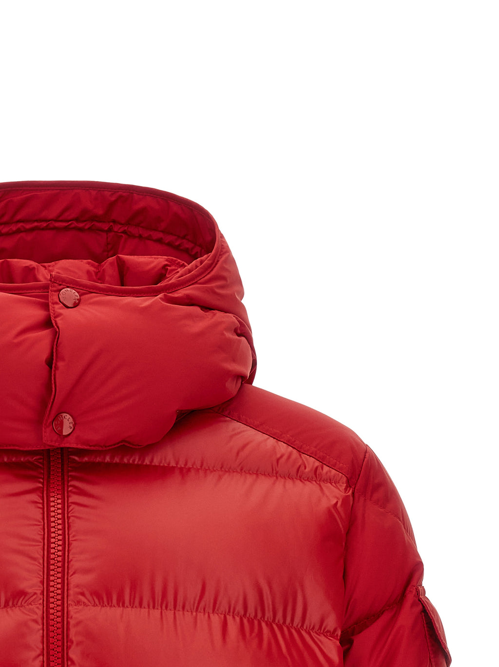 Mehrfarbige Polyester-Jacke in voller Länge